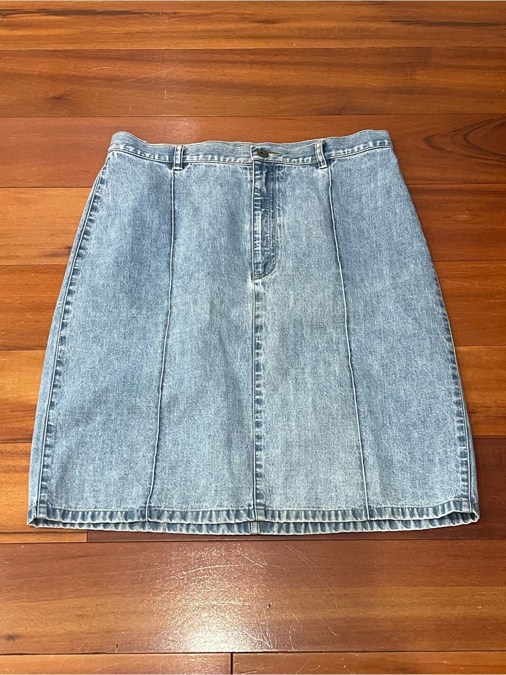 Liz Claiborne Light Blue Denim Pencil Skirt